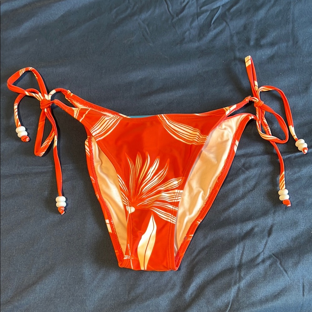Cupshe Orange Leaf Bikini Bottom